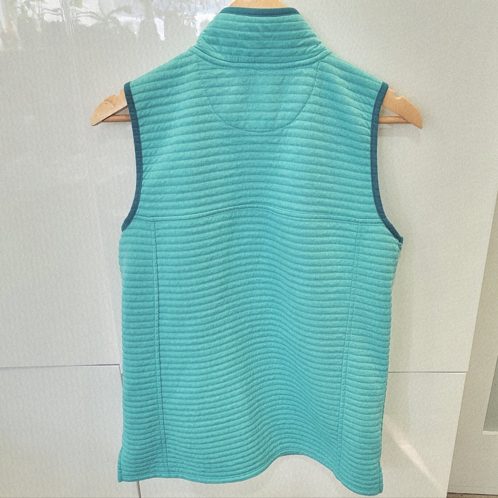 L.L. Bean Airlight Full-Zip Vest Teal Green Sleeveless Lightweight Women's M - Picture 8 of 17